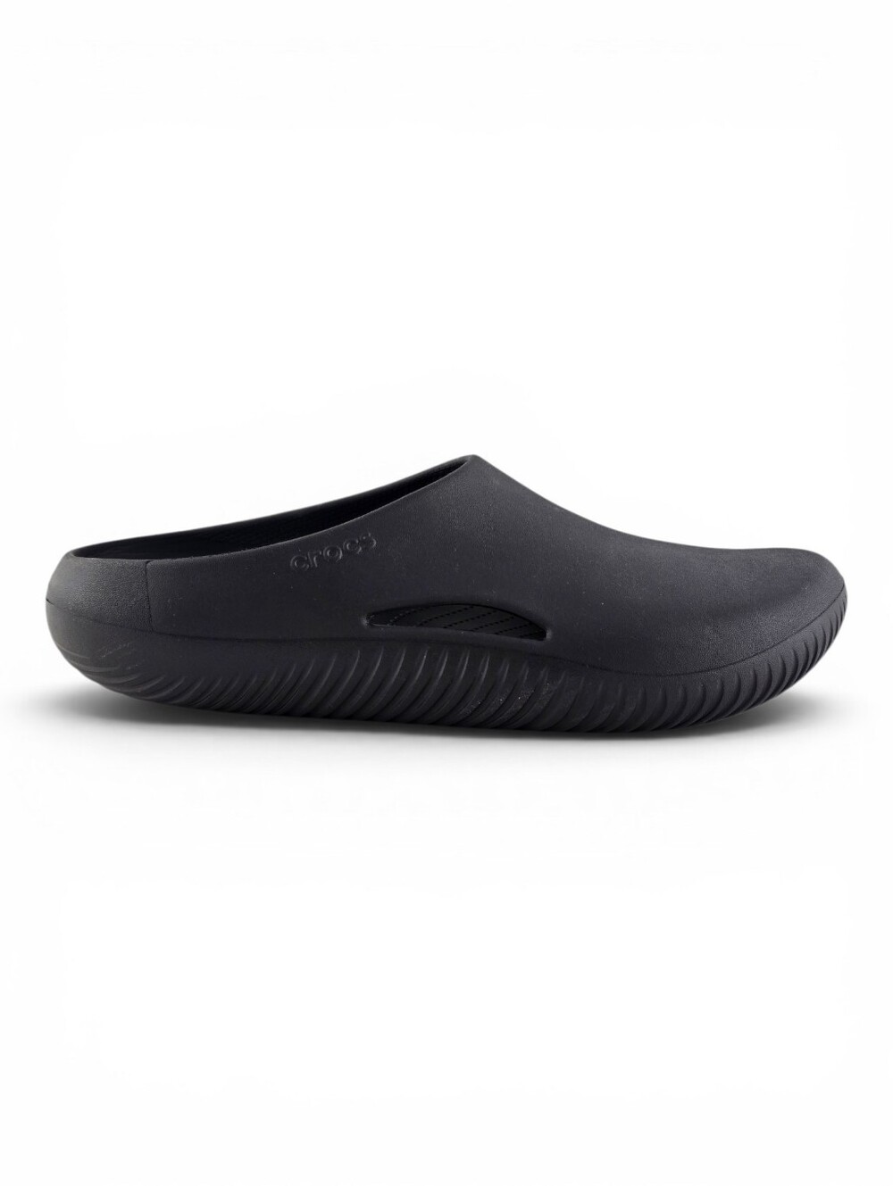Crocs Men Black Mellow Recovery Foam Clog Slip On Sandals 14